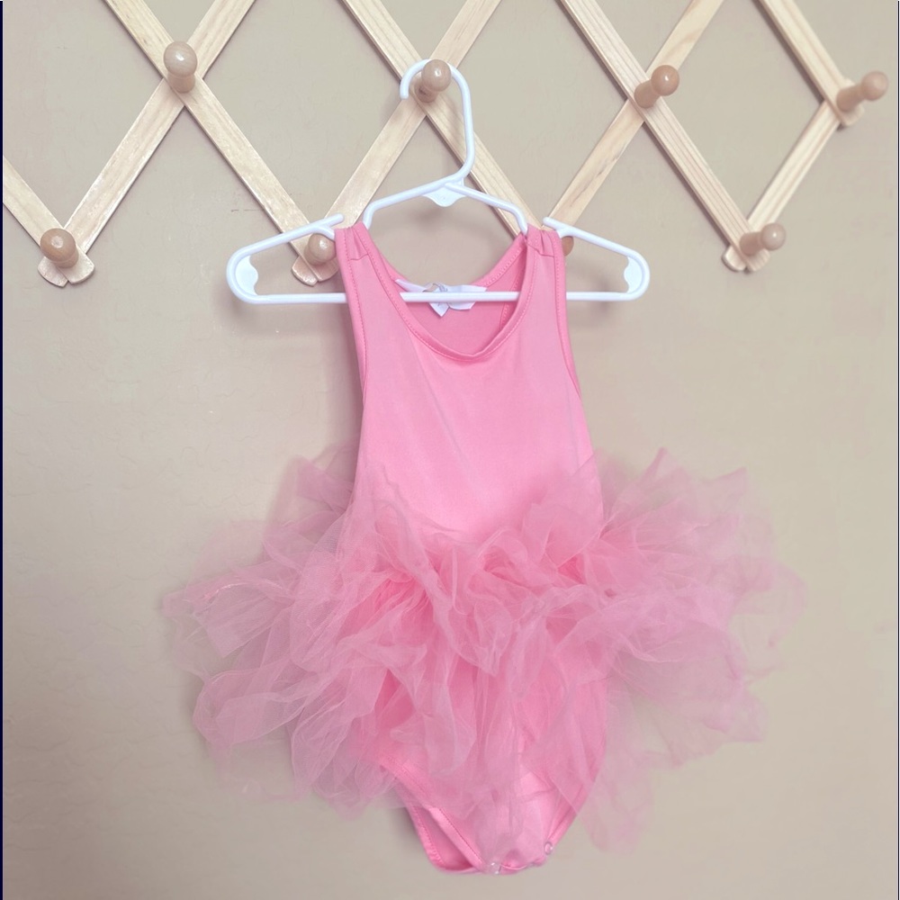 I love plum girls tulle bubblegum pink dress tutu size 1 year 1yr birthday 2